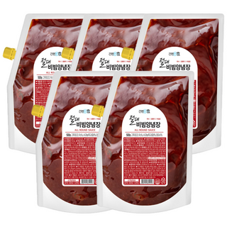 [간편한식] 절대비빔양념장 세트, 500g, 5개