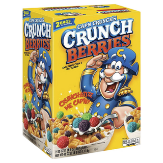 퀘이커 Crunch Berries Sweetened Corn & Oat Cereal 2개입, 1개, 1.13kg