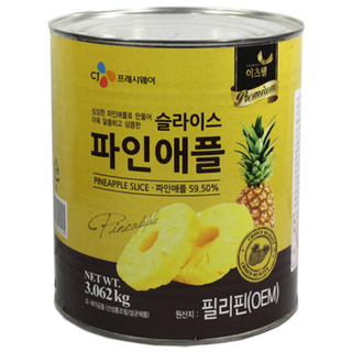 이츠웰 파인애플슬라이스3.062kg, 3.062kg, 1개