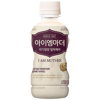 남양 아이엠마더 액상분유 2단계 6입 + 니플1개, 240ml, 6개