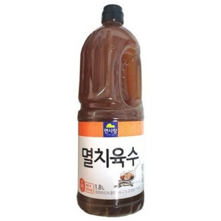 면사랑 멸치육수 전문점용멸치육수 1.8L X2병 병당70인분 2병, 2개