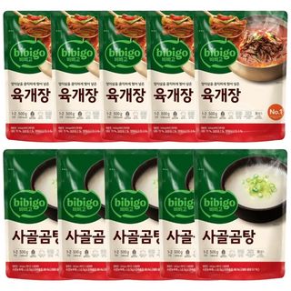 비비고 사골곰탕 + 육개장, 500g, 1개