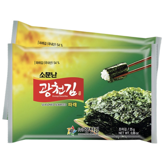 [광천김] 광천김 소문난 파래 전장 25g, 12개