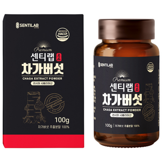 센티랩 러시아산 차가버섯 추출 분말 100g, 2개