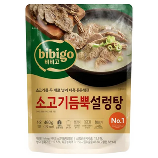 비비고 소고기듬뿍설렁탕, 460g, 6개