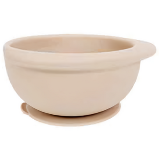 UBMOM 幼兒矽膠吸盤防倒碗, 可可色, 1入