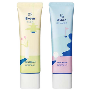 자외선+블루라이트차단 / 블루반 선크림(다이나믹+퓨어) 2종 Set SPF50+ PA++++, 2개, 50ml