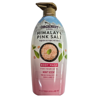 온더바디 오가니스트 히말라야 핑크솔트 바디워시 리프레싱 민트향, 480ml, 4개