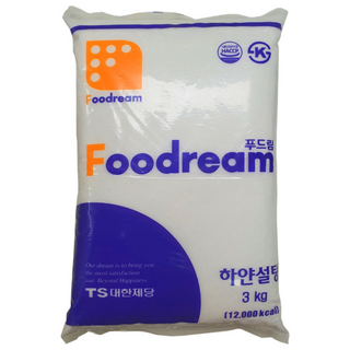 대한제당 가는백설탕 원당100% 하얀설탕 3kg, 2개