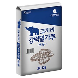 코끼리 강력 밀가루 빵용 대한제분 20kg / 피자용, 1개