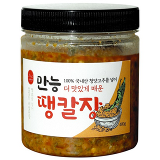 고레시피 만능 땡칼장 국내산 땡초비빔된장 땡초된장, 1개, 400g