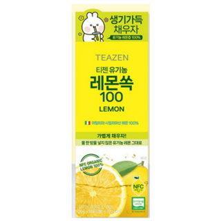 티젠 유기농 레몬즙 100% 레몬쏙 14개입 1+1 레몬수 효능, 총 28포, 280g