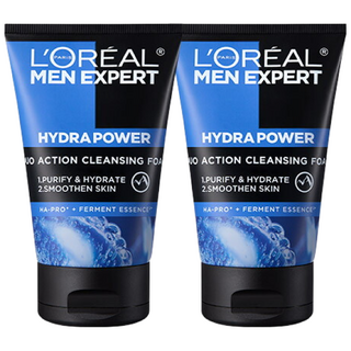 [로레알파리] 맨 이드라파워 아쿠아 클렌징폼 100ml 2개 (증)맨 파워 밀크 모이스춰라이저(수분) 22ml, 상세 설명 참조, 상세 설명 참조