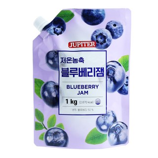 래미푸드 저온농축 블루베리잼, 1kg, 1개