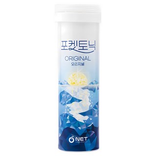 고체형 토닉워터 포켓토닉 1개(2L) 무설탕 제로 진저에일 발포토닉, 4.1g, 30개