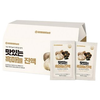 참앤들황토농원 맛있는 흑마늘진액 건강즙, 70ml, 100개