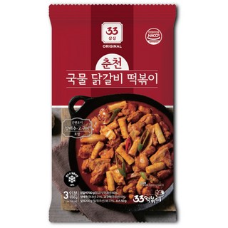 국내산 닭 33춘천국물닭갈비떡볶이 (3인분 950g) 1팩, 950g, 1개