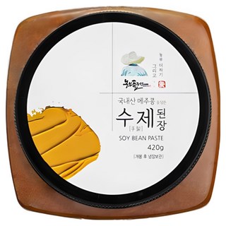 농부플러스 국산 된장 수제 재래식 전통 장류 집된장 420g, 1개
