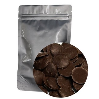 [아이스박스 포함]다크 화이트 초콜릿 100g 200g 컴파운드 빼빼로 만들기 재료, 다크, 1개