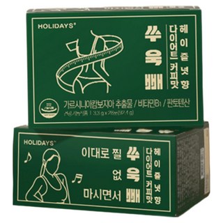 홀리데이즈 쑤욱빼 다이어트 커피맛 헤이즐넛향 28포, 92.4g, 3개