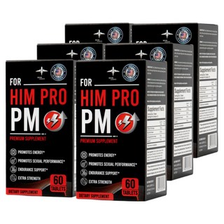 힘프로PM 테스토스테론 FDA GMP 인증 미국 트레이너 추천, 6개, 60정