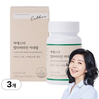 [본사직영] 여에스더 멀티비타민 미네랄 (비타민&미네랄 21종) 국민영양 프로젝트, 3박스, 30정