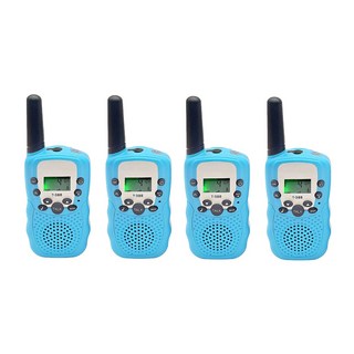 walkie-talkie T-388 생활무전기 4p, T-388 블루, 4개