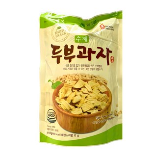 두호식품 수제 두부 저칼로리 살안찌는 다이어트 간식 과자 110g 10개