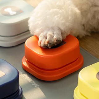 포비 반려동물 훈련 소통벨 강아지 고양이, 옐로우 + 제이드그린, 1세트