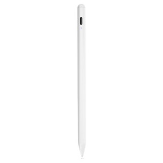 스마트 터치펜 ipad & 스마트폰 전기종 호환 자석 부착 그림을 그리 태블릿터치펜, 1개, 화이트