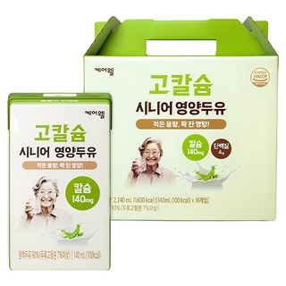 케어웰 고칼슘 시니어 영양두유