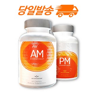 주네스 AM PM 에센셜스TM 멀티비타민 1세트 + 포켓물티슈 선물, 3g, 1개, 2개