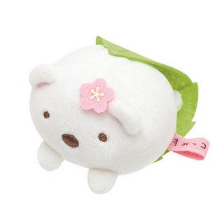 스밋코구라시 사쿠라모찌모찌 시로쿠마 손바닥인형 봉제인형, 1개