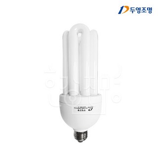 두영조명 55W E39 삼파장 전구 (EFQU55EX-D, EFQU55EX-L) – 전구색, 1개