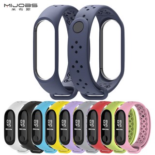 MIJOBS 샤오미 미밴드4 스포츠 스트랩