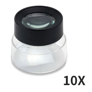 도매창고 10배율 루페 고배율 확대경 10배율 원형 루페-블랙 1개 상품 이미지