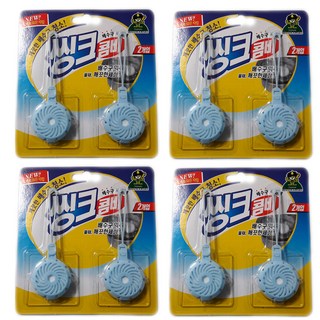 산도깨비 싱크콤비10g (2개입) x 4개(총8개) 싱크대 배수구 세정제, 10g, 8개