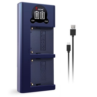 소니 NP-FM500H LCD 듀얼 충전기 A65 A77 A77 II