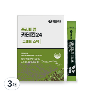 아임힐링 프리미엄 카테킨24 그래뉼스틱, 0.4g, 50개입, 3개