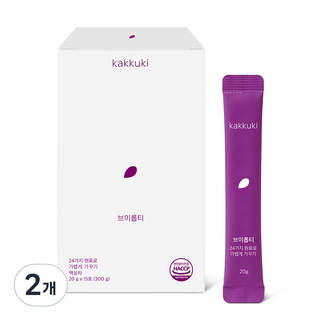 가꾸기 브이롭티 (스타터팩 ) V-Line Develop Tea l 24가지 자연원료로 가볍게 가꾸기, 20g, 2개