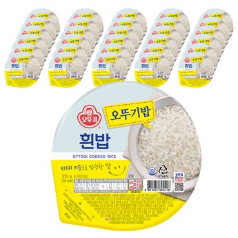 햇반 CJ 햇반 백미 210g 36개-추천-상품