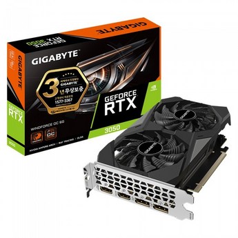 기가바이트 지포스 RTX 3050 WINDFORCE OC D6 6GB 제이씨현-추천-상품