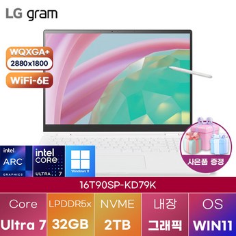 LG전자 그램 프로360 16T90SP-KD79K-추천-상품