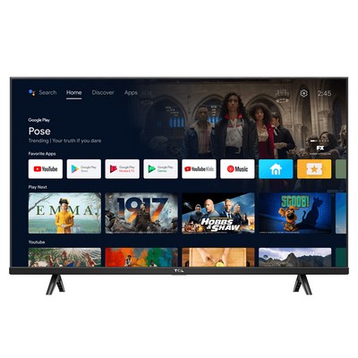 TCL 안드로이드 FHD LED TV, 109cm(43인치), 43S6, 스탠드형, 자가설치