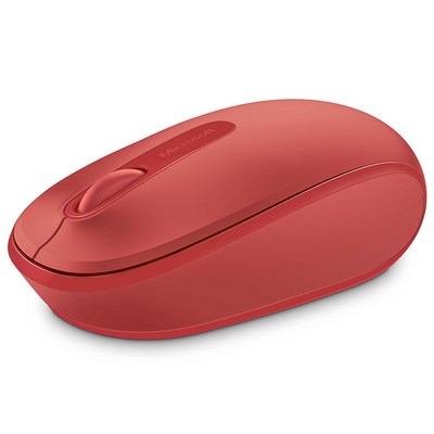  마이크로소프트 Wireless Mobile Mouse 1850, 레드 