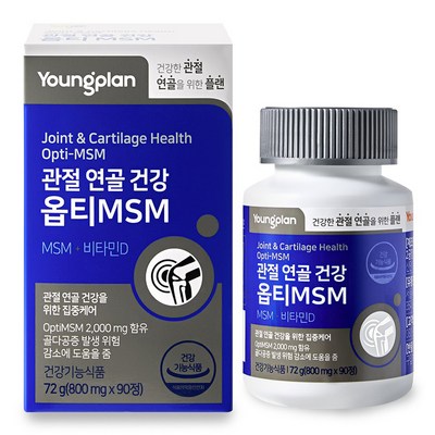 영진약품 옵티 MSM 2000 관절 연골 건강, 1개, 90정