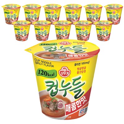  오뚜기 컵누들 매콤한 맛 37.8g, 12개 