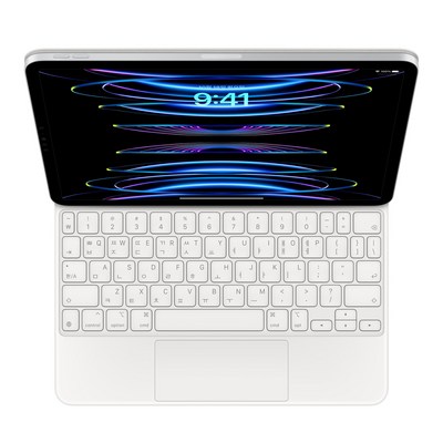 Apple 정품 매직 키보드 iPad Pro 11 4세대/iPad Air 5세대용, 화이트, 한국어