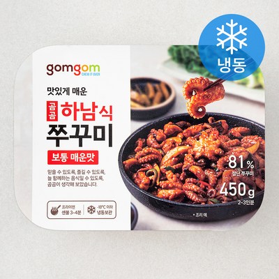 곰곰 하남식쭈꾸미 보통매운맛 (냉동), 450g, 1개_매콤달콤 쭈꾸미볶음