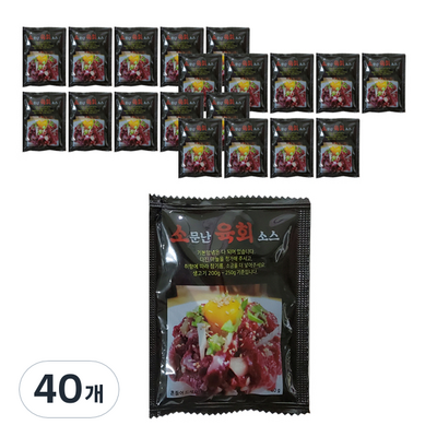 소문난 육회소스, 40g, 40개